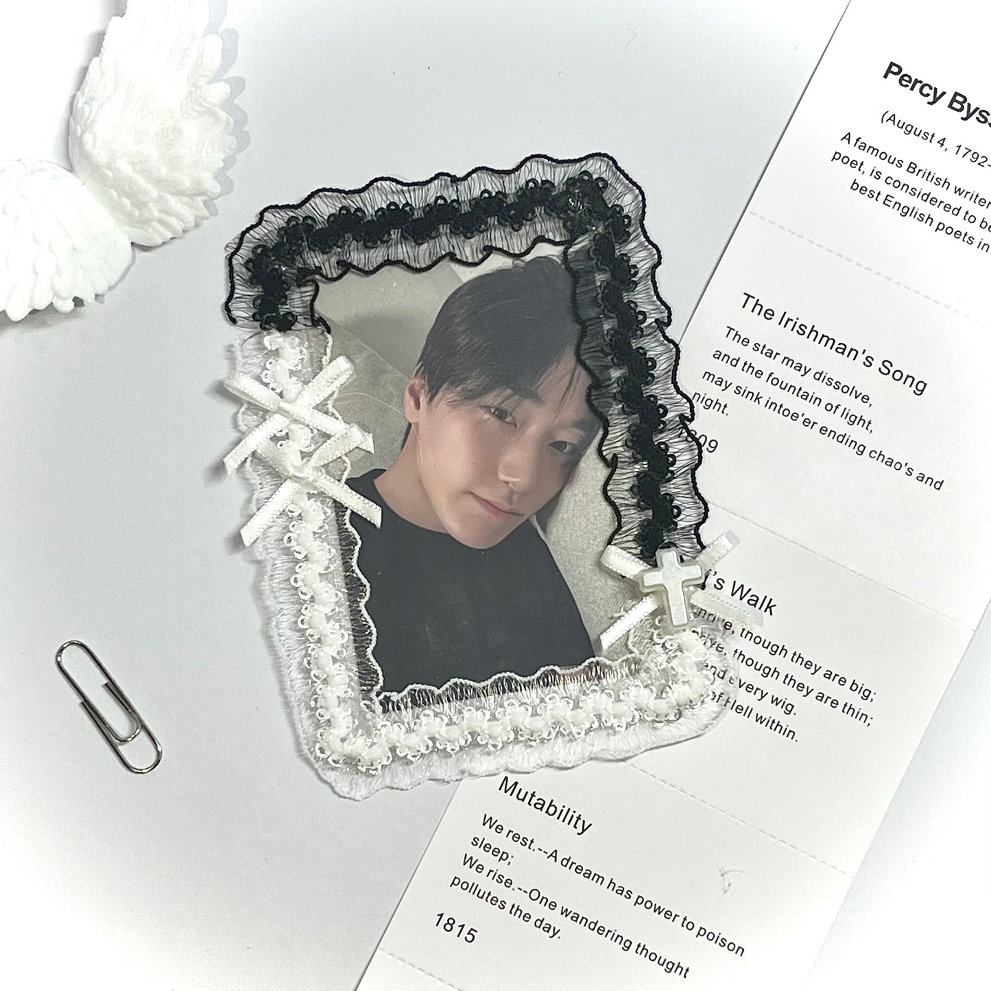 007 Handmade Vintage Lace Kpop Photocard Holder