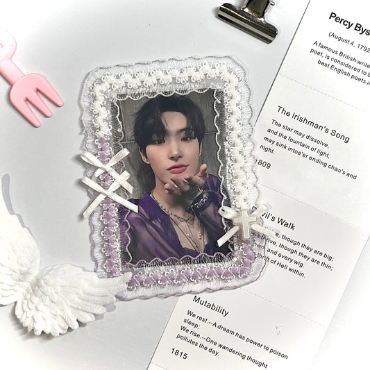 007 Handmade Vintage Lace Kpop Photocard Holder