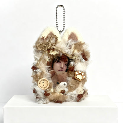 [012] Hazelnut Muffin KPOP Photocard Holder — Warm & Chic Fall Aesthetic