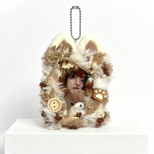 [012] Hazelnut Muffin KPOP Photocard Holder — Warm & Chic Fall Aesthetic