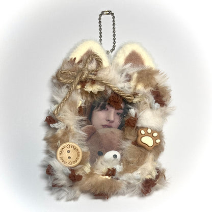 [012] Hazelnut Muffin KPOP Photocard Holder — Warm & Chic Fall Aesthetic