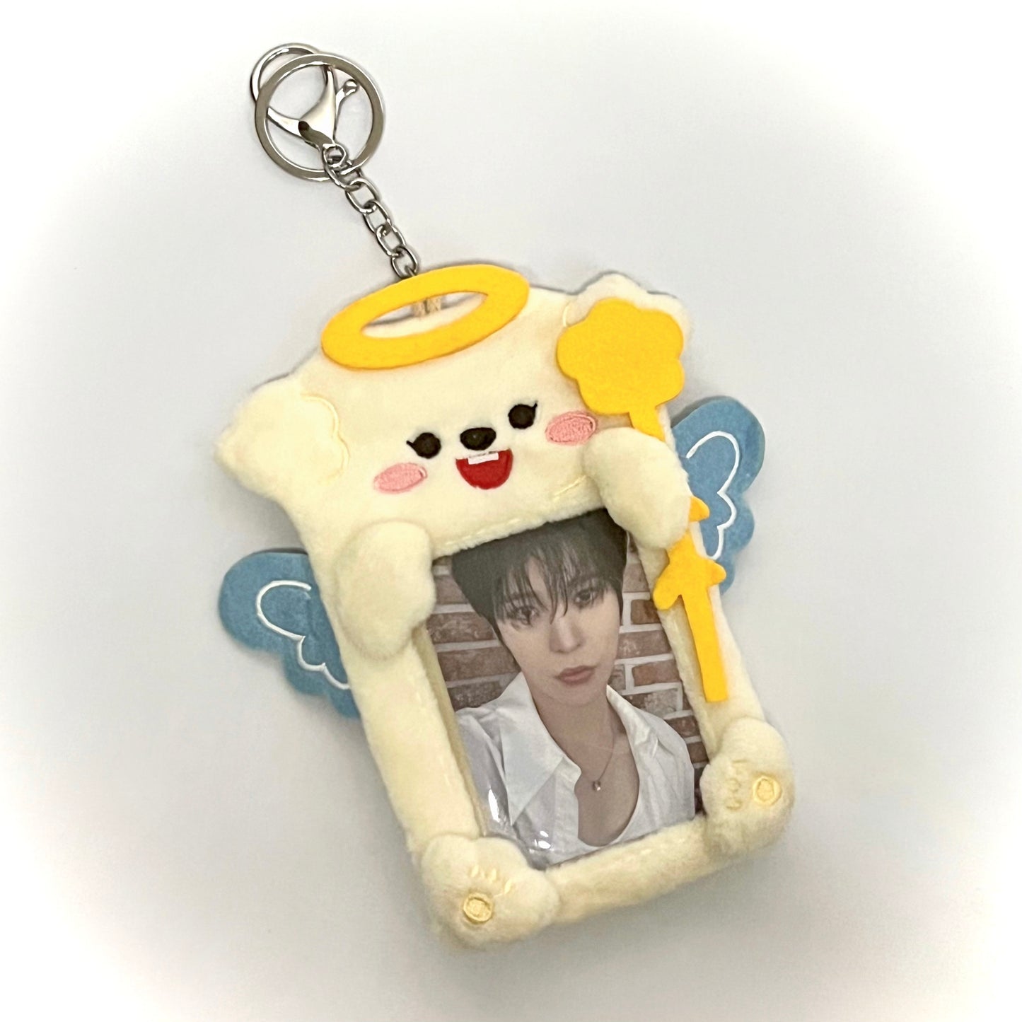 [014] Angel & Devil Pup Plush Photocard Holder — Set of 2