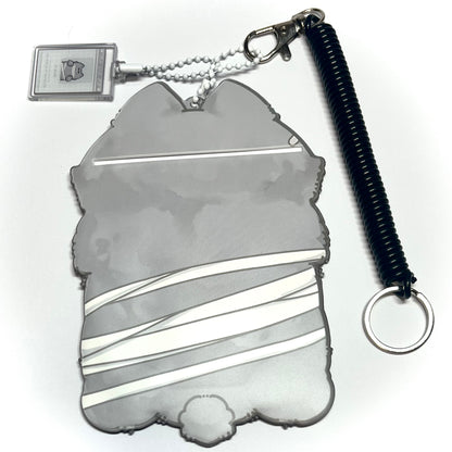 [016] Grey Wolf PVC Photocard Holder — Adorable K-POP Animal Plush Style