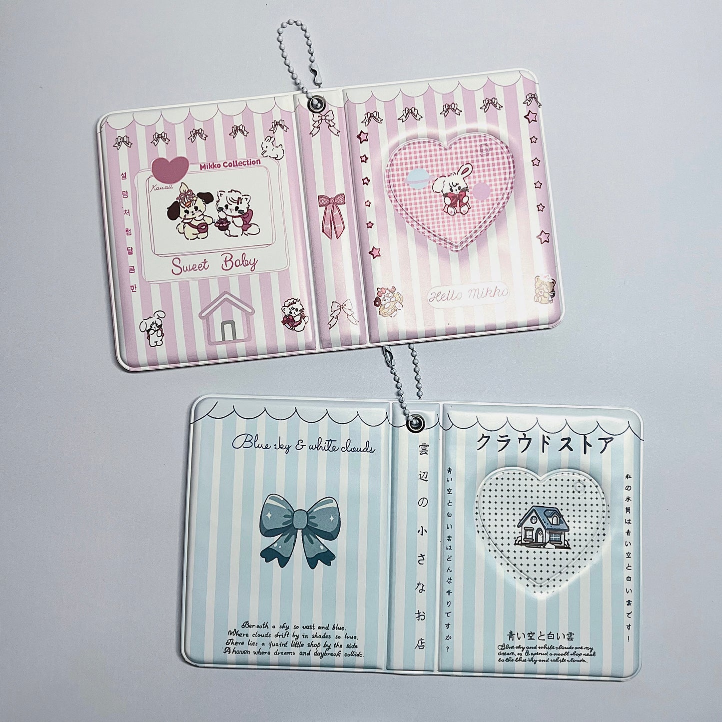[018] Candy Pastel Photocard Album(1-grid) - Japanese Kawaii, 18 Pages