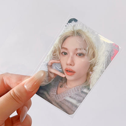 [023] Standard Photocard Protective Sleeves — 50/Pack (Clear, High-Protection)