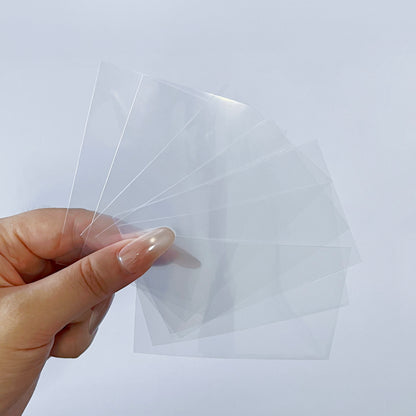 [023] Standard Photocard Protective Sleeves — 50/Pack (Clear, High-Protection)