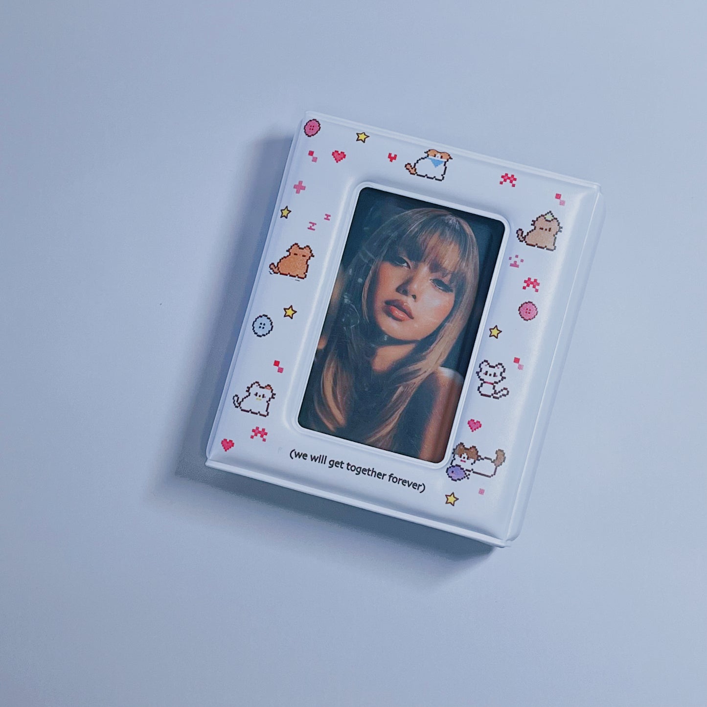[025] Pixel Cat Design Photocard Album (1-grid) — 20 Pages