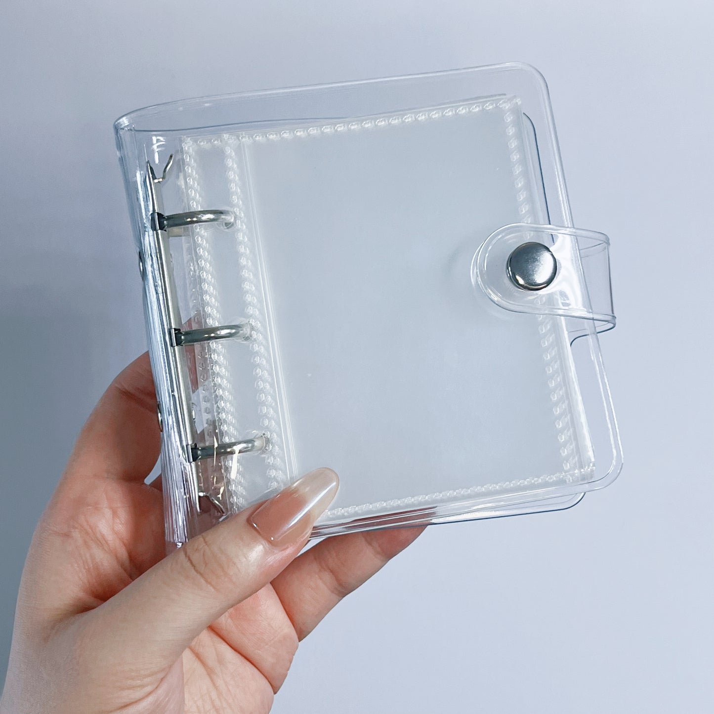 [026] Crystal Clear Transparent Photocard Album(1-grid) — 20 Pages