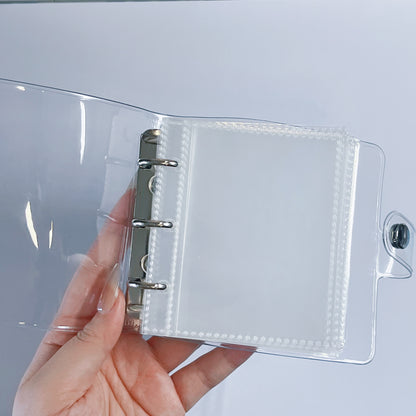 [026] Crystal Clear Transparent Photocard Album(1-grid) — 20 Pages