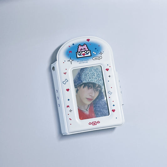 [027] Pixel Puppy Design Photocard Album (1-grid) — 20 Pages