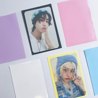 [032] Macaron Colored Card Sleeves — 6 Fresh Colors