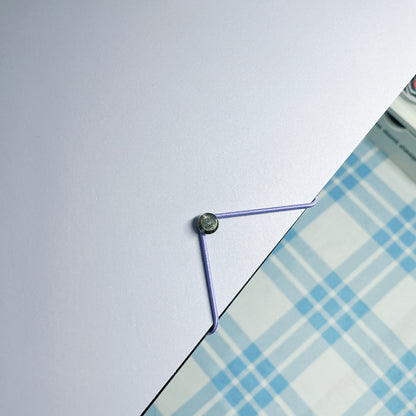 [036] A4 9-Pocket Binder — Lavender, High Quality PP Cover