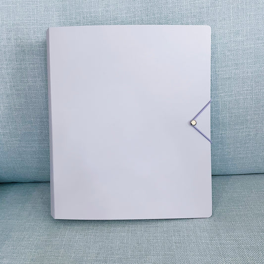 [036] A4 9-Pocket Binder — Lavender, High Quality PP Cover