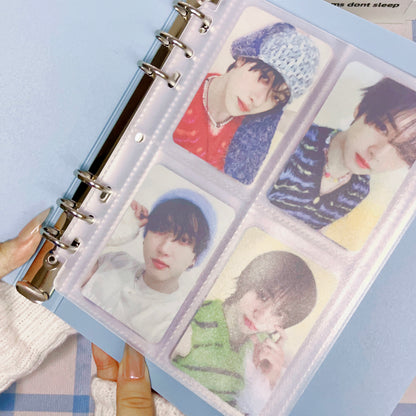 [040] A5 Photocard Binder — Pure Blue, High-Quality PP Cover