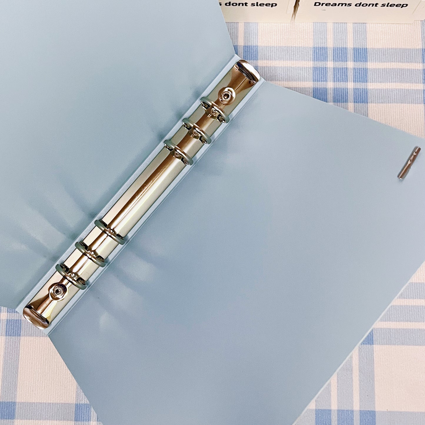 [040] A5 Photocard Binder — Pure Blue, High-Quality PP Cover