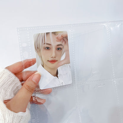 [044] A4 9-Pocket Pages for Standard Photocards — 10 Sheets/Pack