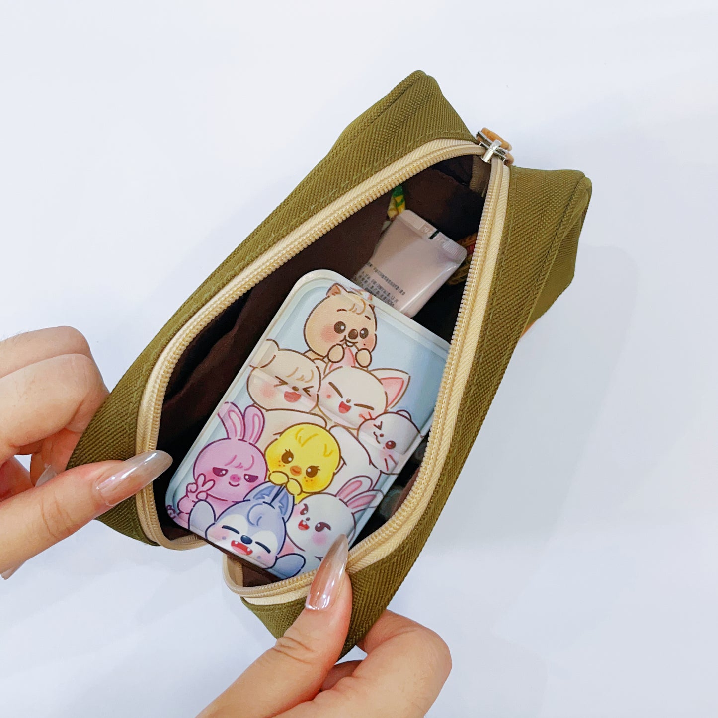 [046] SKZOO Portable Mirror — Cute Fanart Design