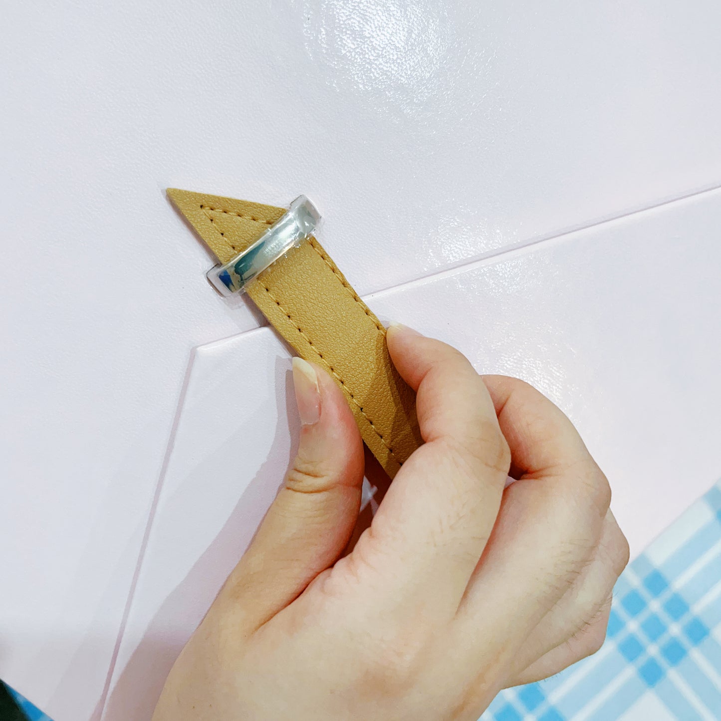 [050] Paste-in Photo Album — Pure Pink, Leather Cover with 20 Refillable Pages