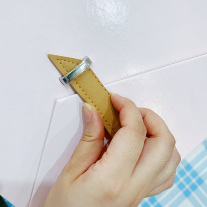 [050] Paste-in Photo Album — Pure Pink, Leather Cover with 20 Refillable Pages