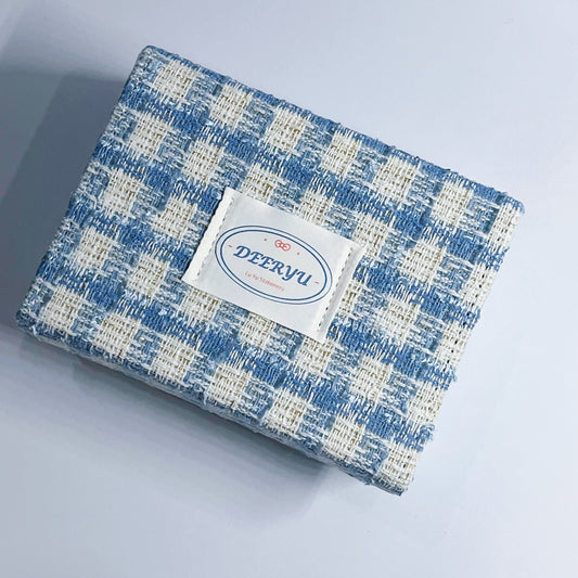 [052] Cute Photocard Storage Box — Tweed & Plush Style -3 Versions