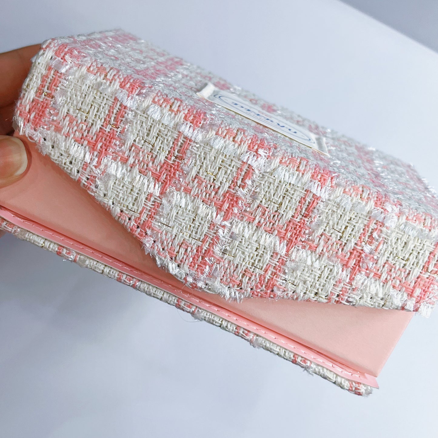 [052] Cute Photocard Storage Box — Tweed & Plush Style -3 Versions
