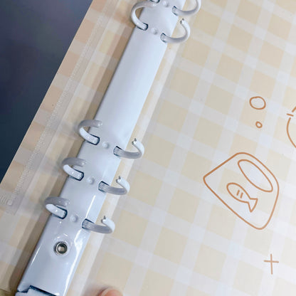 [054] A5 Photocard Binder — Cat Design with Full Wrap Magnetic Closure