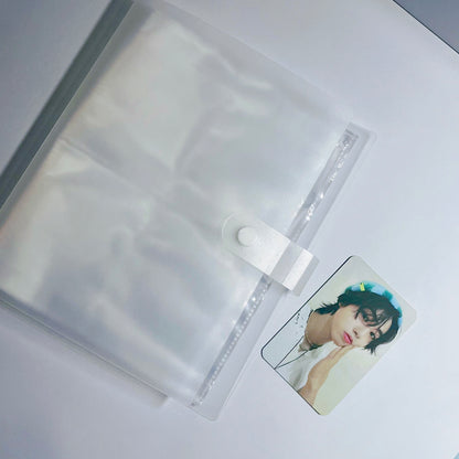 [055] A5 4-Pocket Album — Frosted Cover with Snap Button