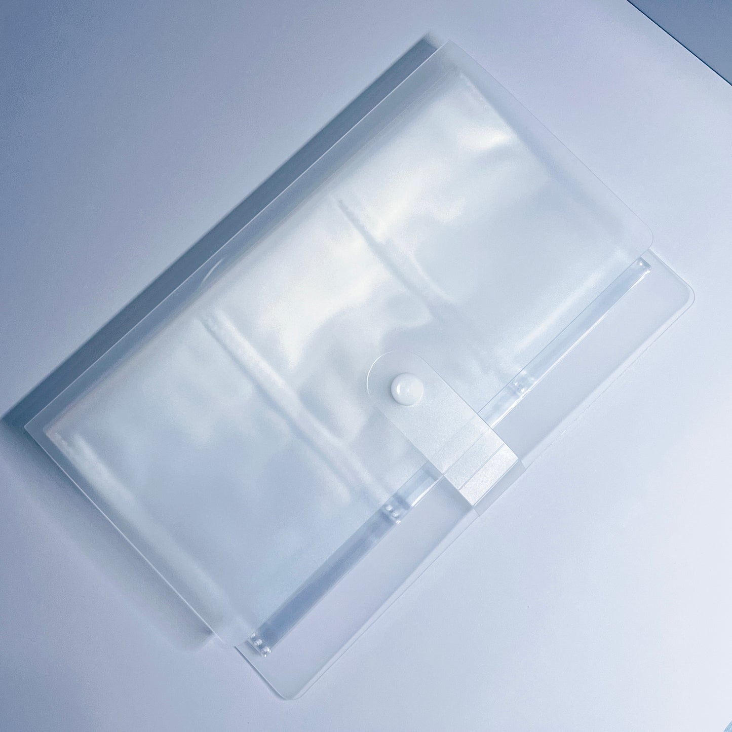 [056] 3-Pocket Photocard Album — Frosted Cover with Snap Button