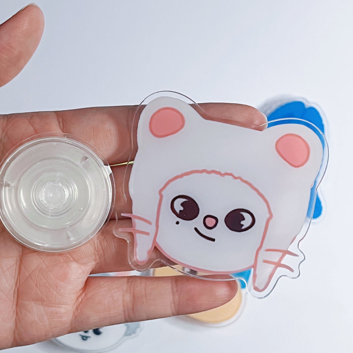[066] SKZOO Phone Grip — Portable Air Cushion Stand