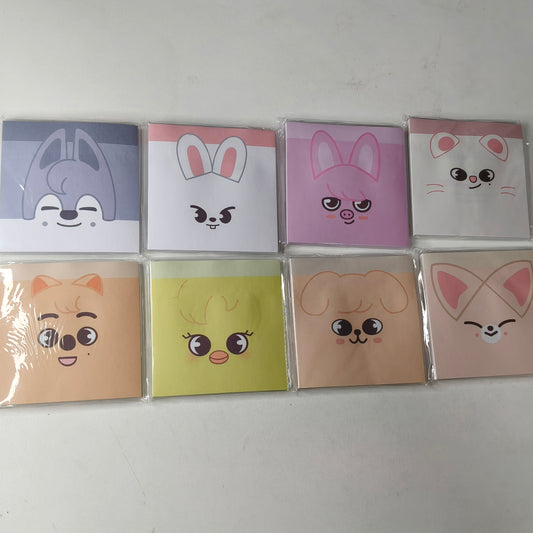 [100] SKZ Sticky Notes (50 Sheets/Pad) — Cute Note-Taking