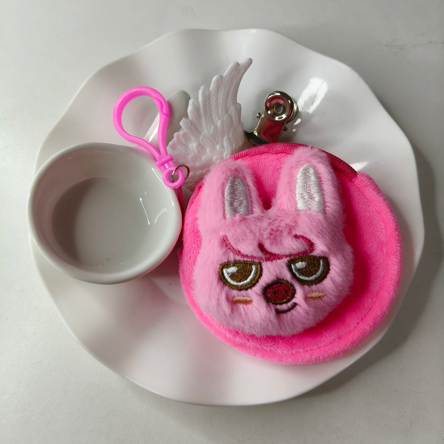 [105] SKZ Plush Earphone Case — Cozy Storage for Small Items