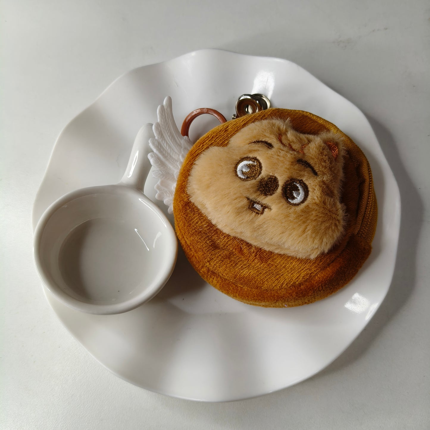 [105] SKZ Plush Earphone Case — Cozy Storage for Small Items