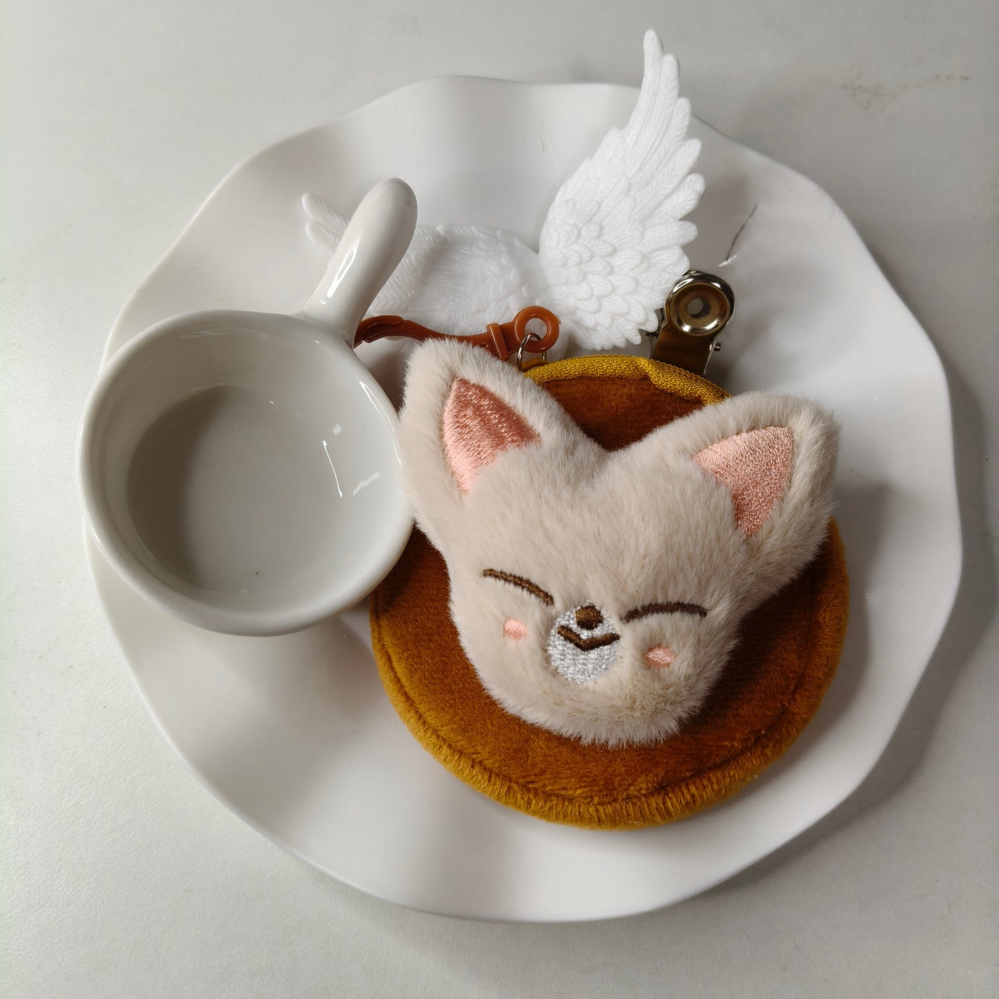 [105] SKZ Plush Earphone Case — Cozy Storage for Small Items