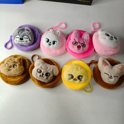 [105] SKZ Plush Earphone Case — Cozy Storage for Small Items