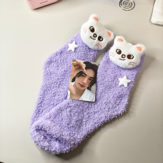 [107] SKZ Plush Socks — Ultimate Winter Comfort