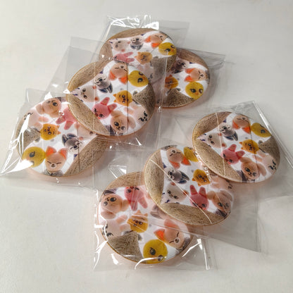 [108] SKZ Powder Puff (2 pcs) — Cute On-the-Go Touch-Up Companion