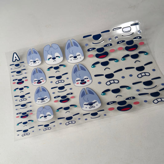 [112] SKZ Transfer Stickers / Decals — Customize Your Gear