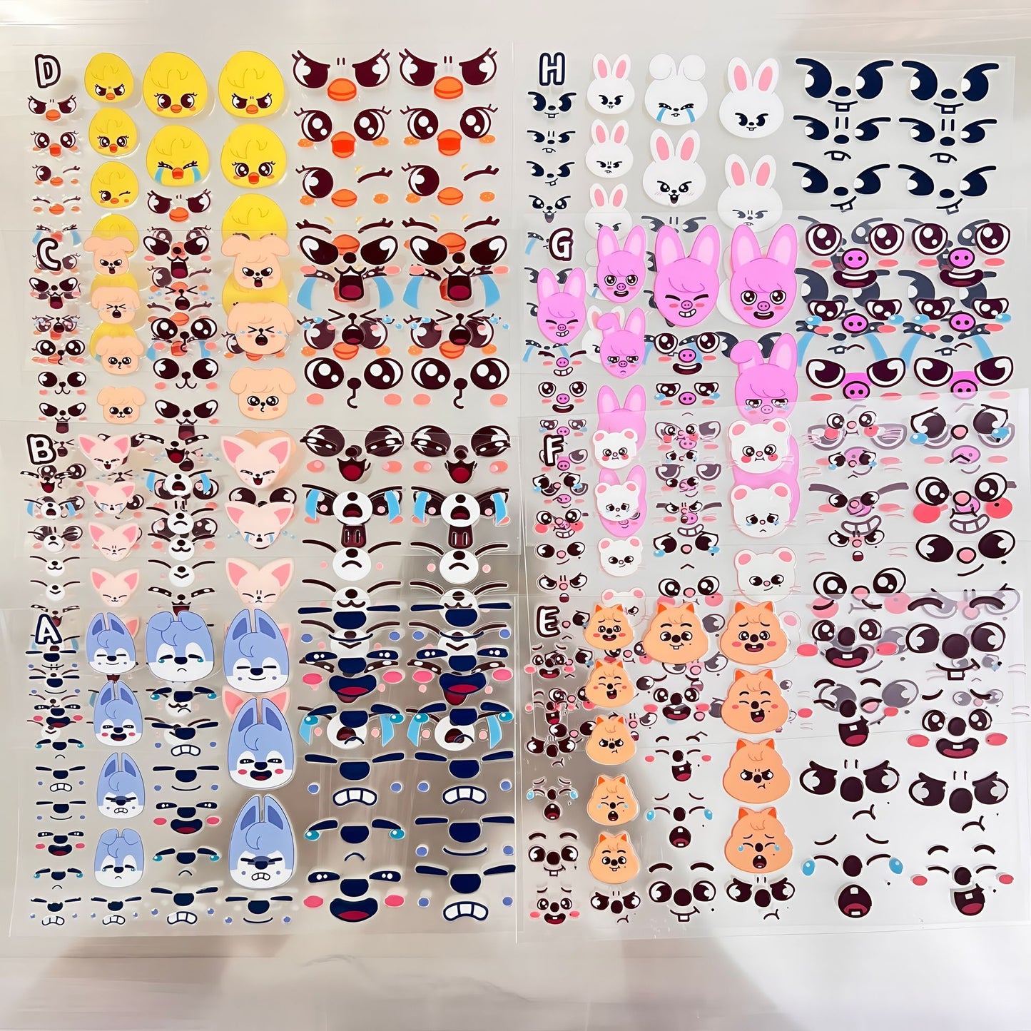 [112] SKZ Transfer Stickers / Decals — Customize Your Gear